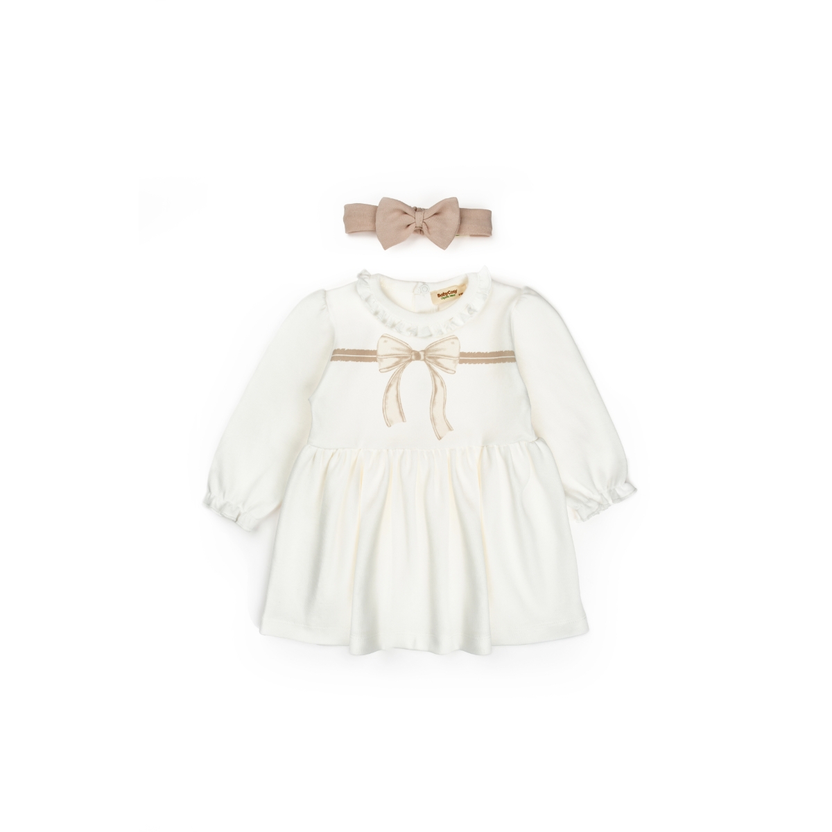 BABYCOSY baby girl dress 6–24 months – BOW BANDANALI 8161OC