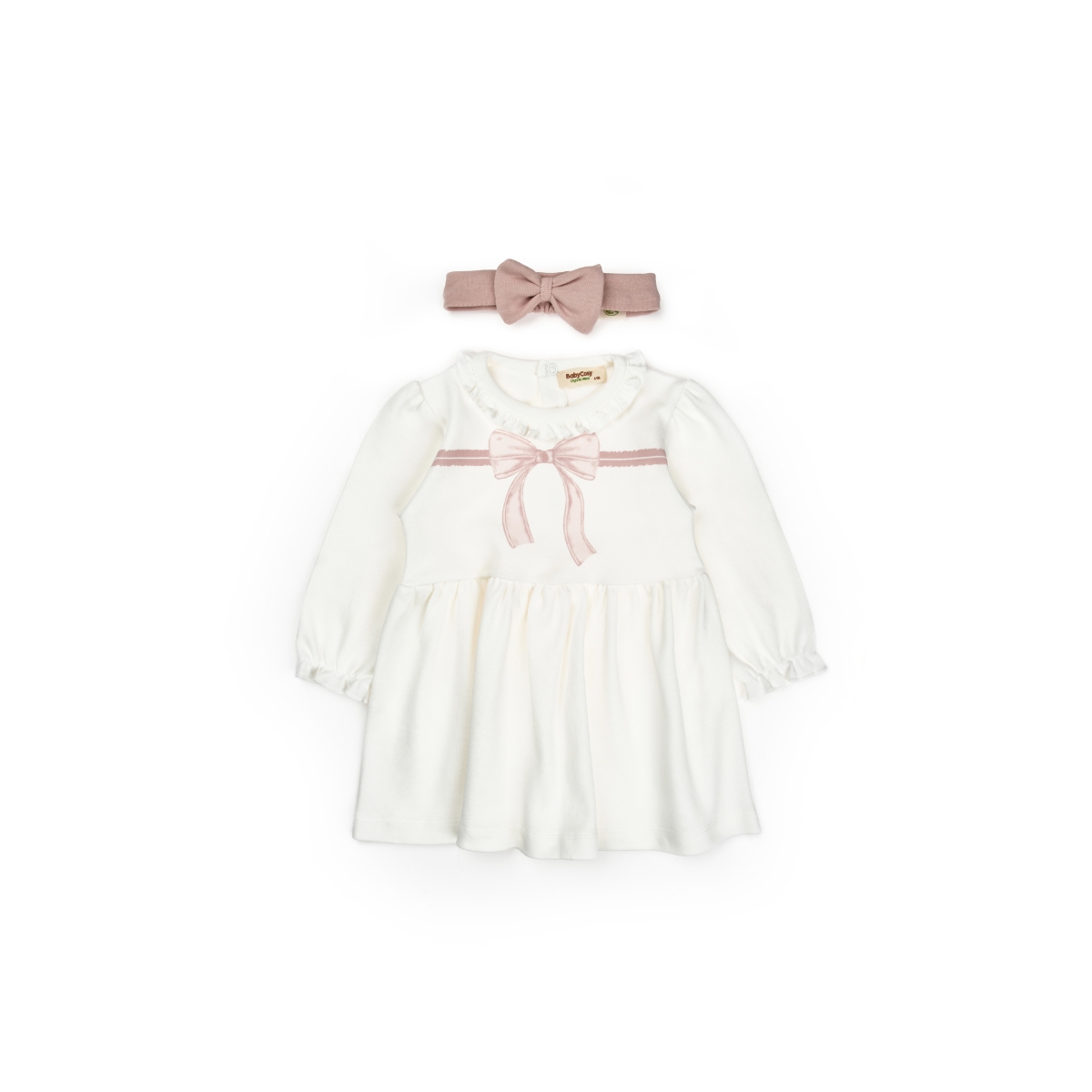 BABYCOSY baby girl dress 6–24 months – BOW BANDANALI 8162OC