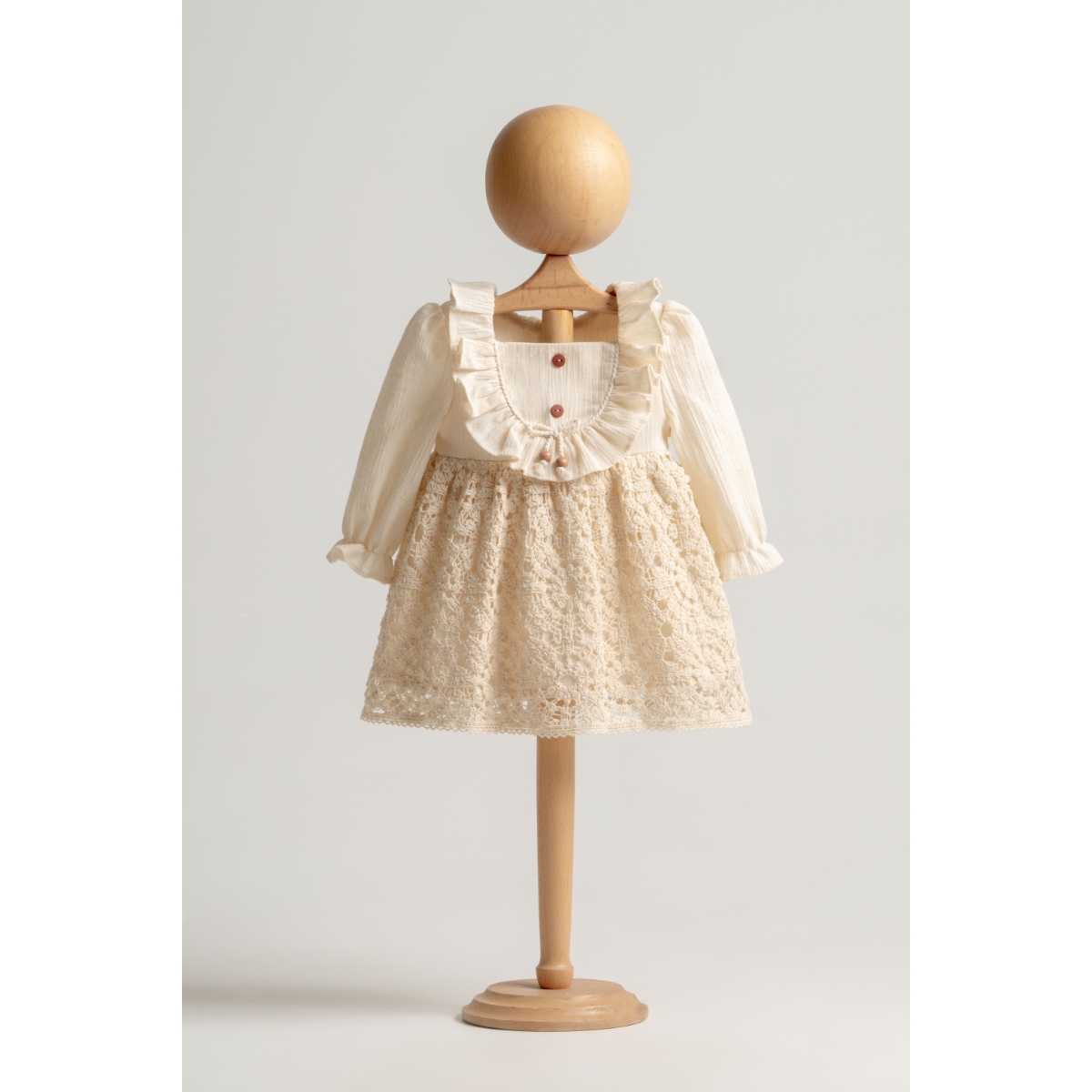 MYMİO baby girl dress 6–24 months – BONCUKLU NATUREL