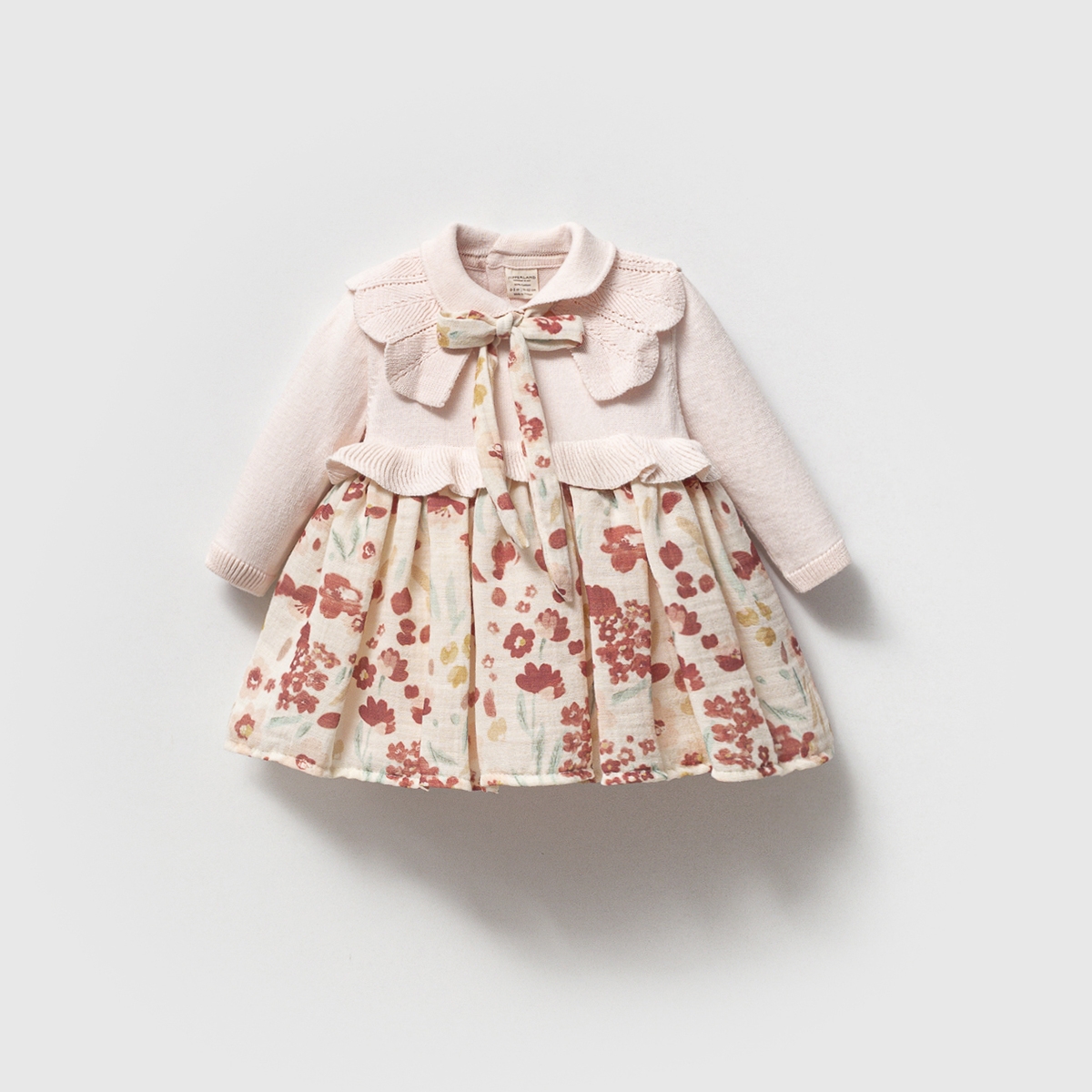 NIPPERLAND baby girl dress 3–12 months – TULIP PATTERN
