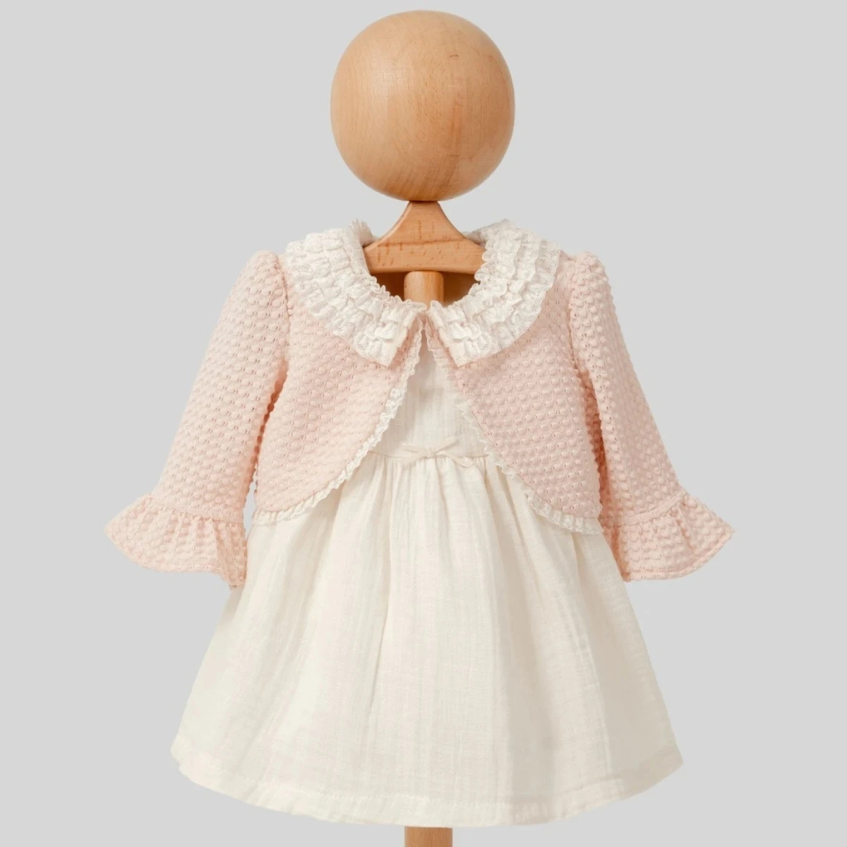 MİOMİNİ baby girl dress 6–24 months – BOLEROLU MÜSLİN