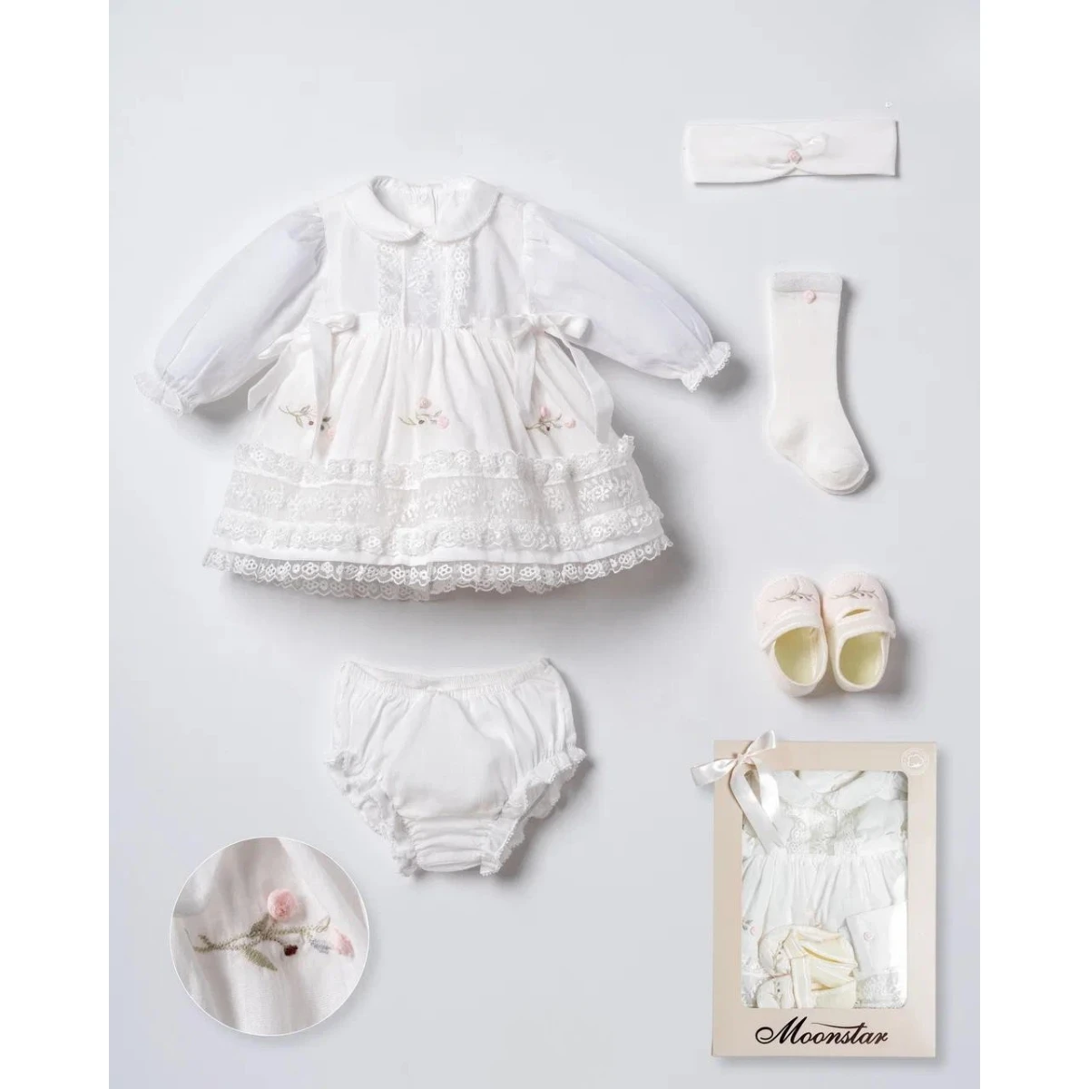 MOONSTAR baby girl clothing set 3–6 months – BEBEK 53103MO