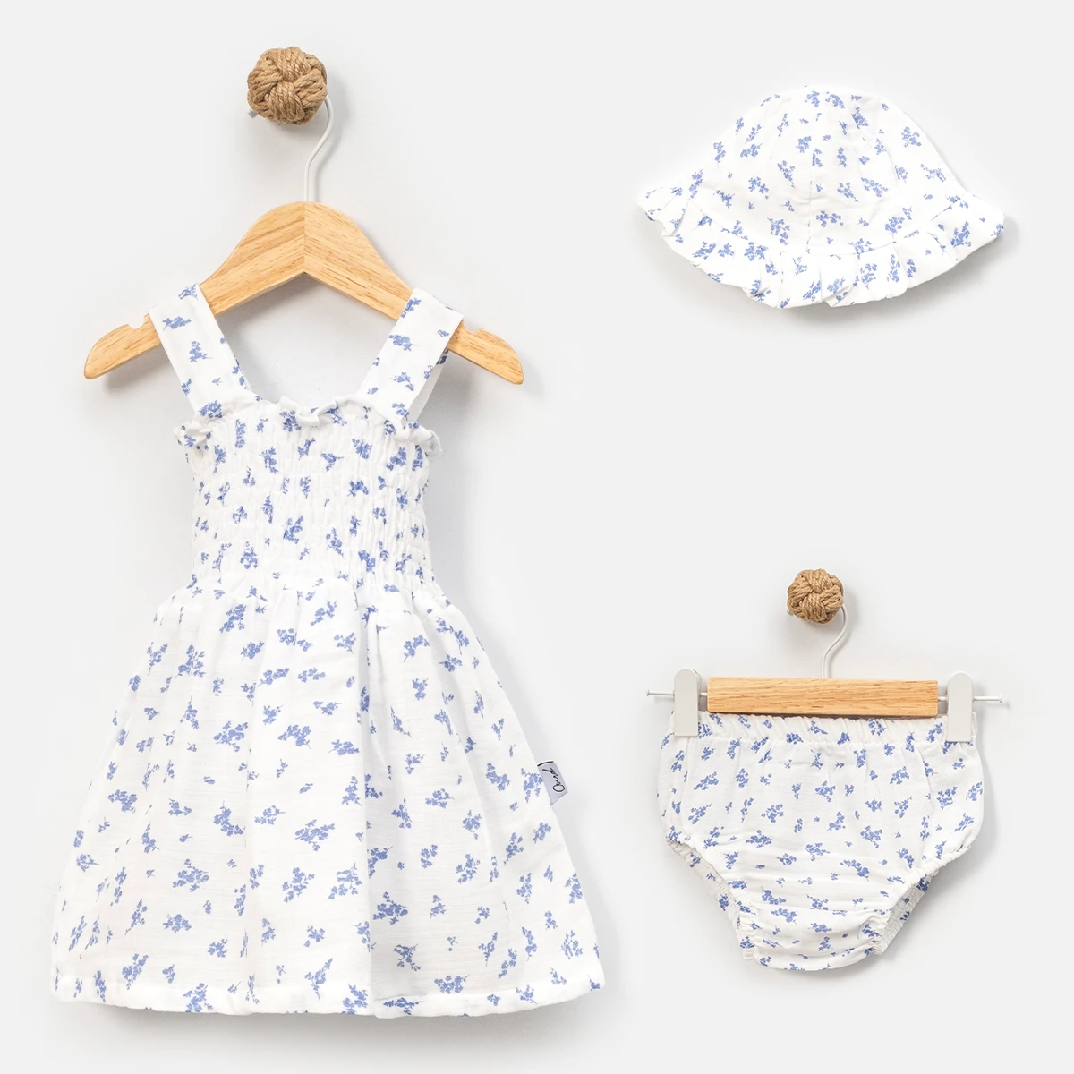 OVERDO baby girl clothing set 9–24 months – ŞAPKALI SLİPLİ