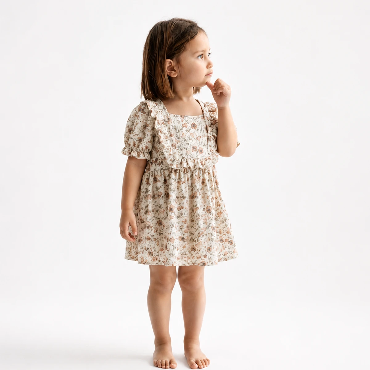 OVERDO baby girl dress 12–36 months – ÇİÇEK DESENLİ