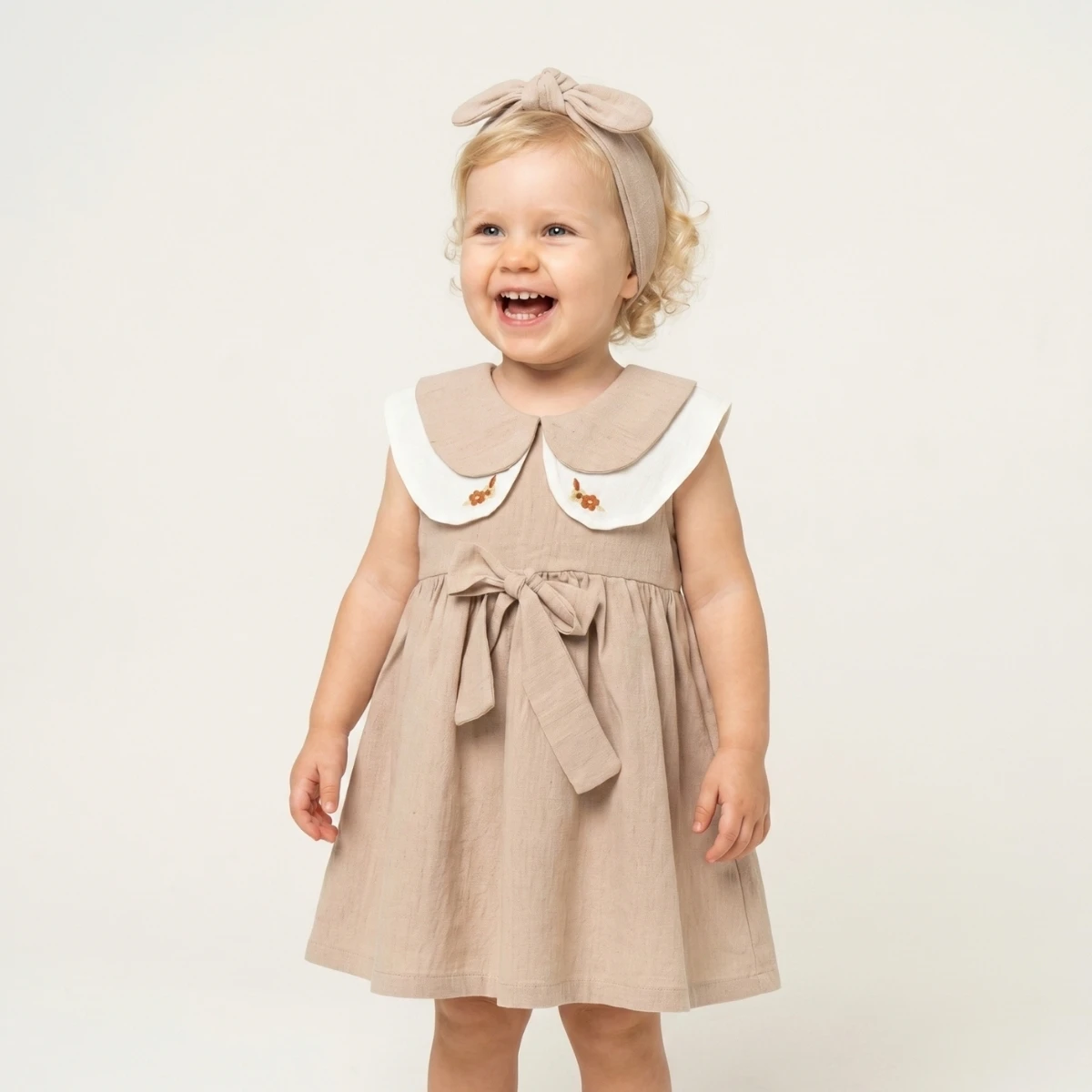 POPSHOPS babykjole til pige 6–18 mdr. – ÇİFT YAKA