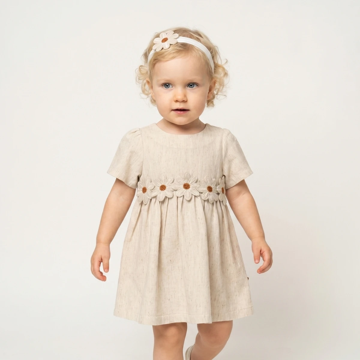 POPSHOPS baby girl dress 6–18 months – ÇİÇEKLİ