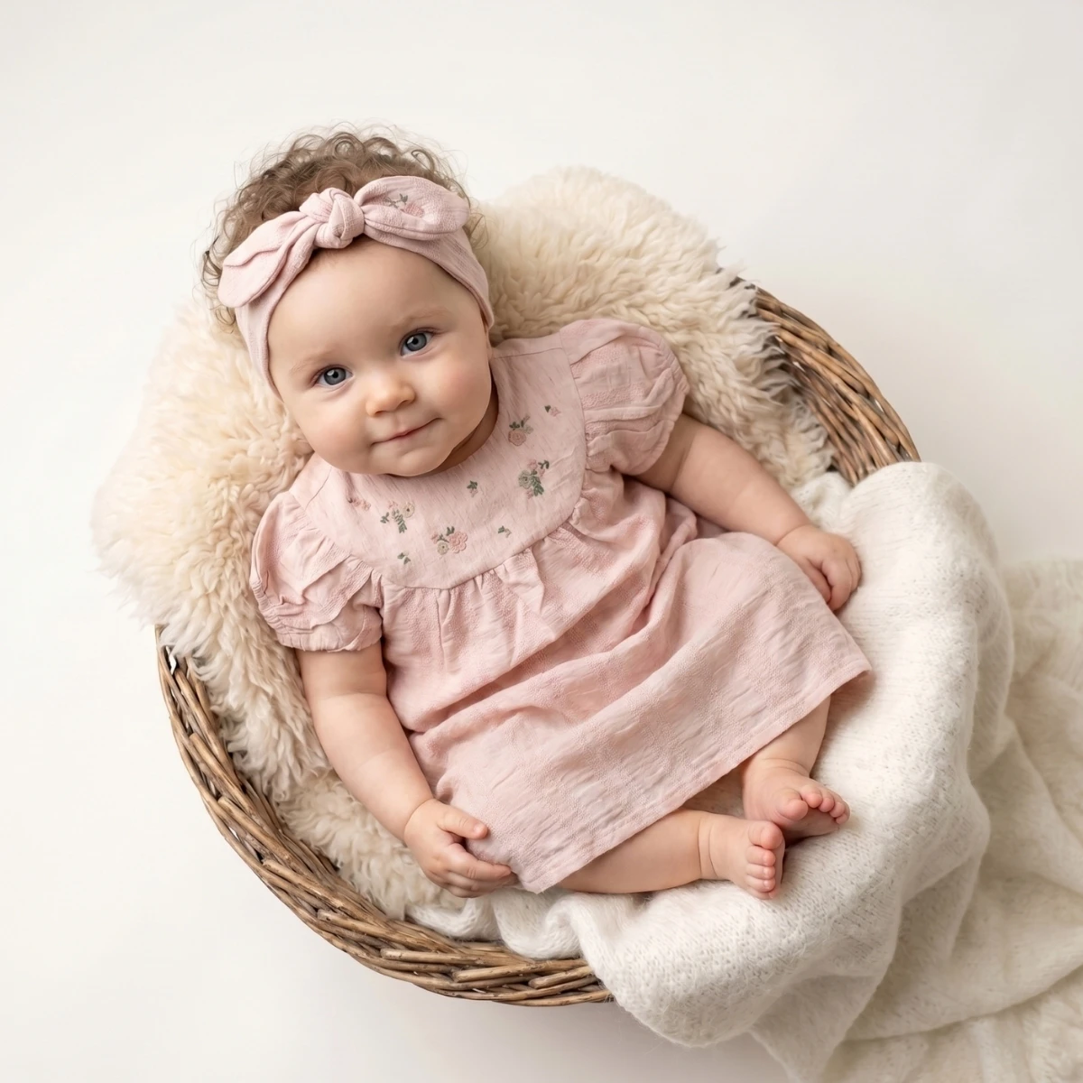 POPSHOPS baby girl dress 6–18 months – ROBA ÇİÇEKLİ