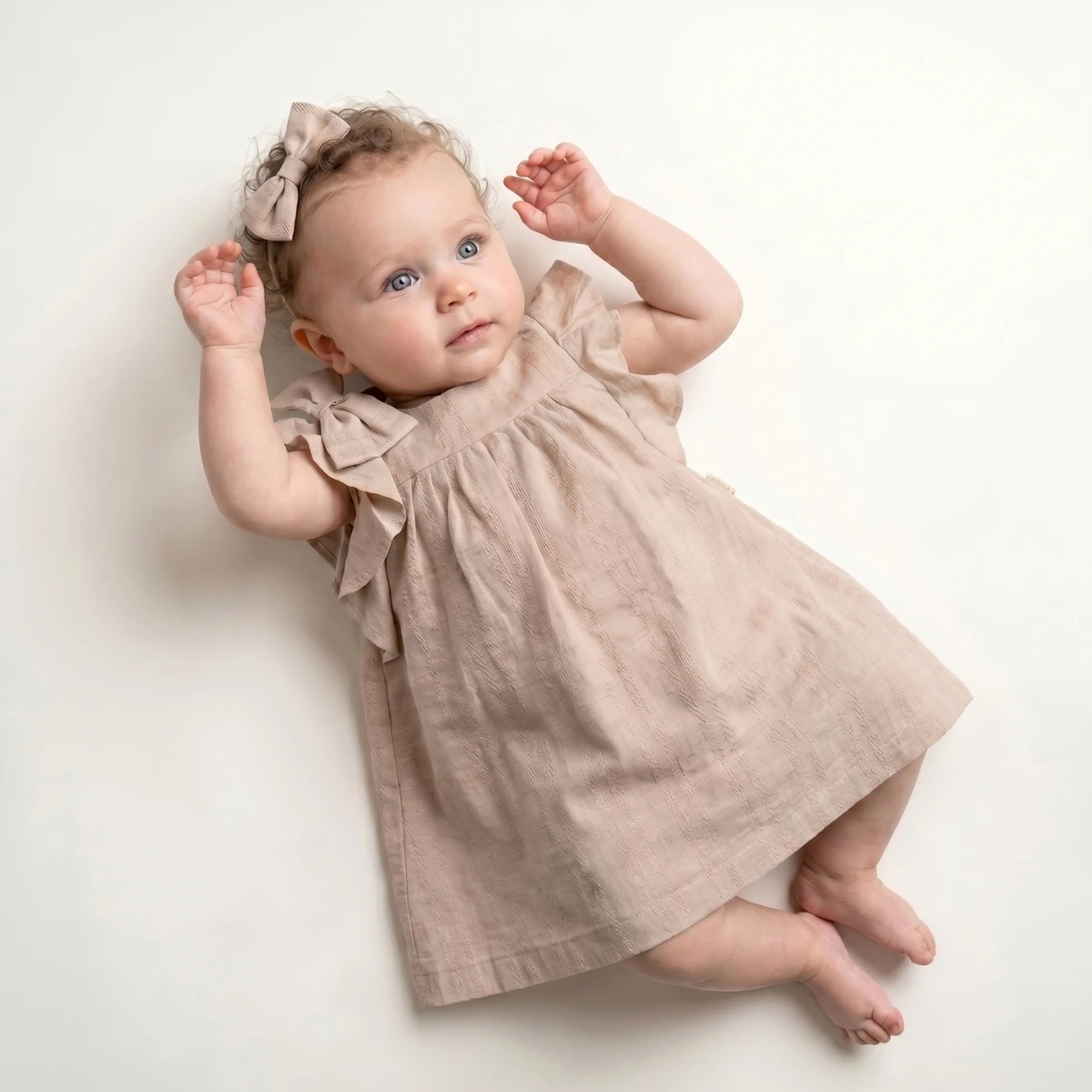 POPSHOPS baby girl dress 6–18 months – OMUZ FİYONK DETAY
