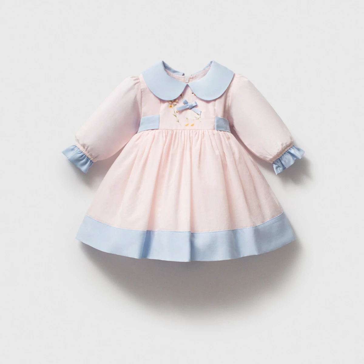 NOYNOY baby girl dress 9–24 months – ROBA BASKI DET ÇİFT RENK