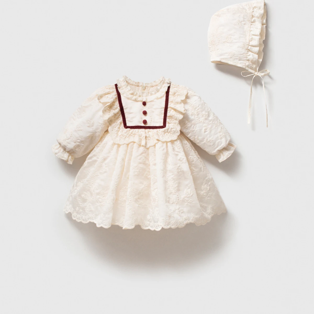 NOYNOY baby girl dress 9–24 months – ROBA FIRFIRLI ŞAPKALI