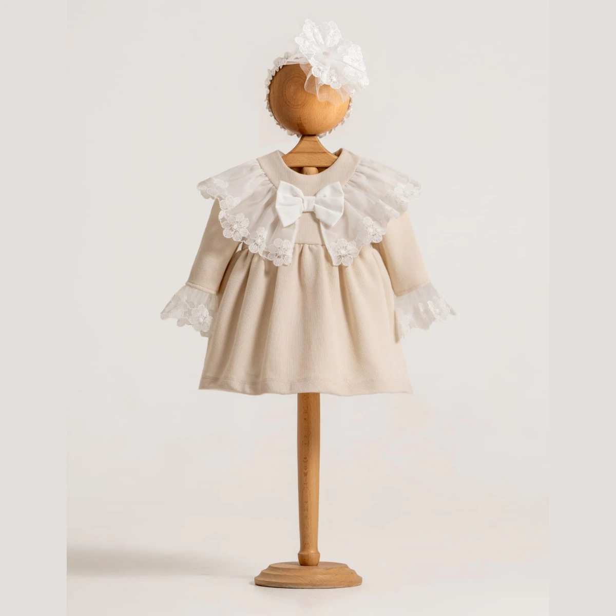 MİOMİNİ baby girl dress 6–24 months – SELANİK DANTELLİ