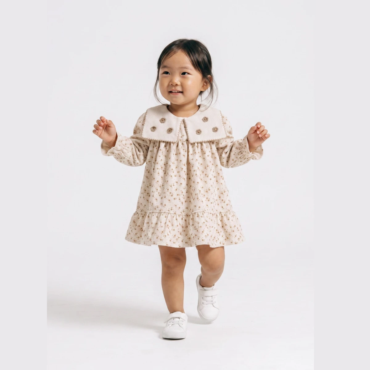 MYMİO baby girl dress 6–24 months – FİTİLLİ KADİFE 4687MY