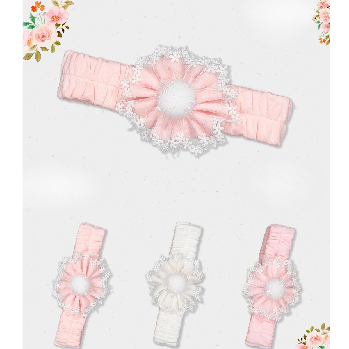 Baby Hats, Headbands, Bow Ties & Hair Clips – 6123KB | Wholesale