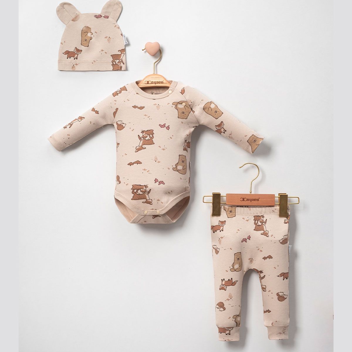 Baby Outfit Set — Set pieces: 3 — 6-9-12-18 months — 4019MC