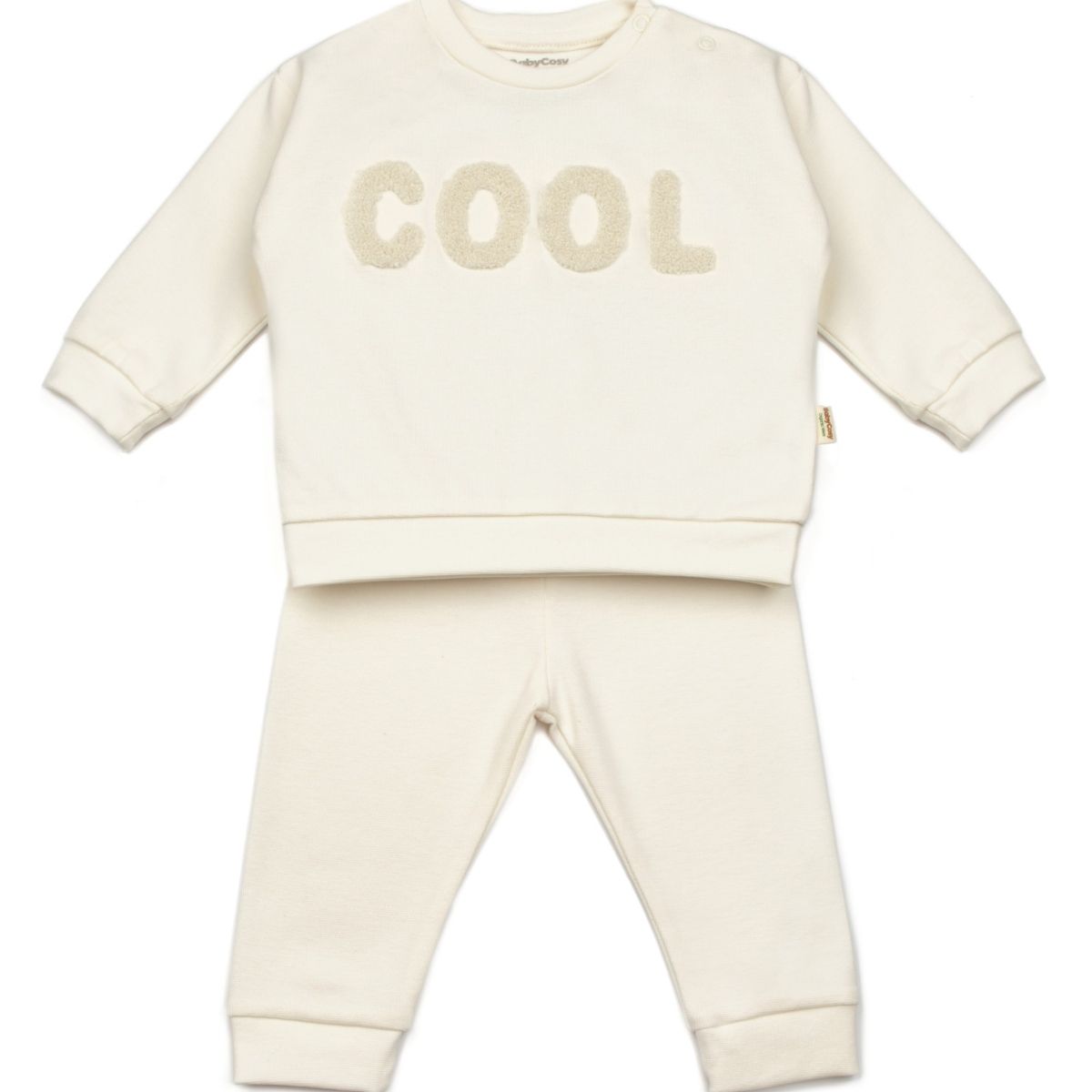 Baby Ecru 2-Piece Outfit Set (6-24 Months)