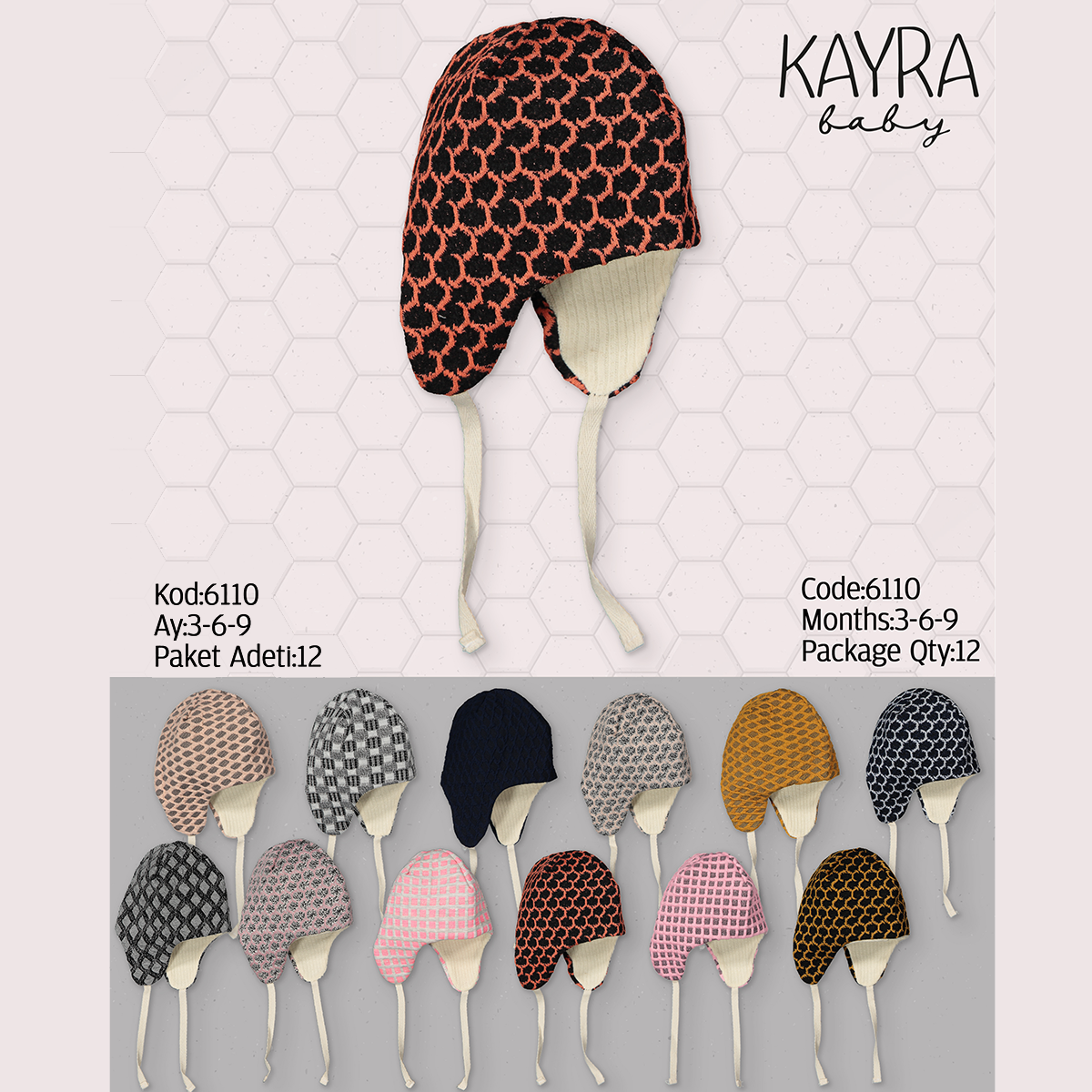 Baby Hats, Headbands, Bow Ties & Hair Clips – 6110KB | Wholesale