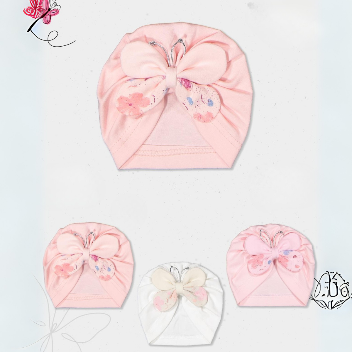 Baby Hats, Headbands, Bow Ties & Hair Clips – 6119KB | Wholesale