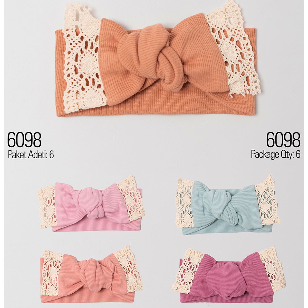 Baby Hats, Headbands, Bow Ties & Hair Clips – 6098KB | Wholesale