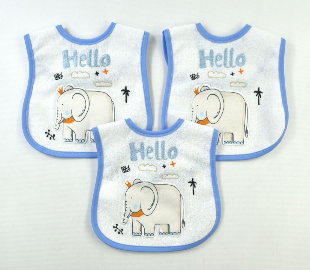 Baby Bibs, Wipes, Mittens & Pacifier Clips – 7441BD | Wholesale