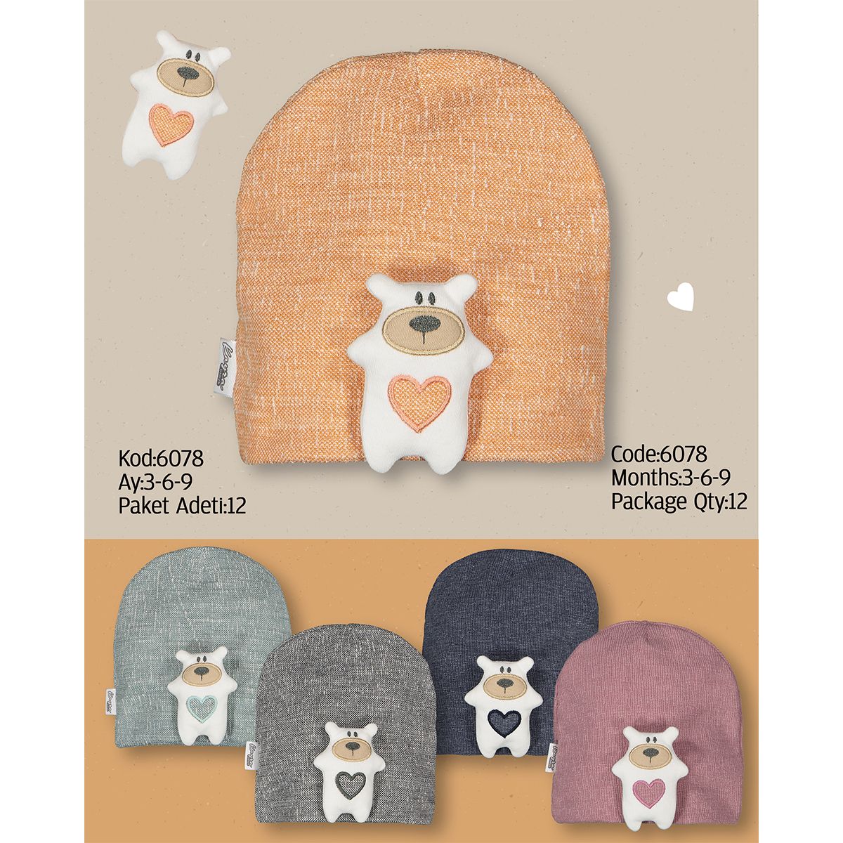 Baby Hats, Headbands, Bow Ties & Hair Clips – 6078KB | Wholesale