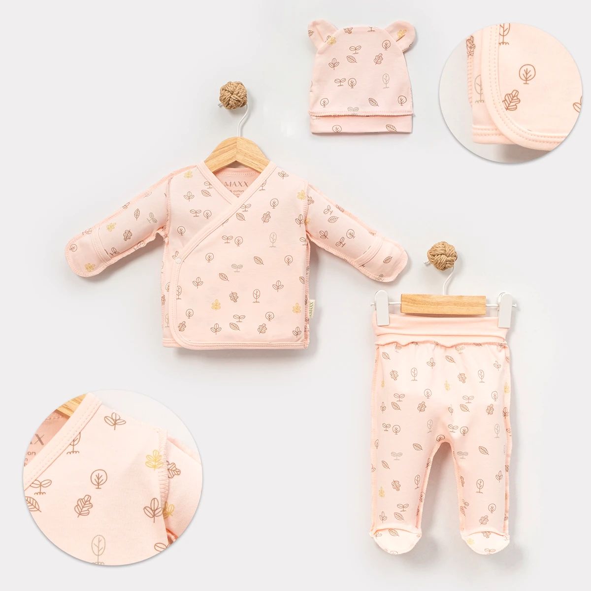 Baby Outfit Set — Set pieces: 3 — 0/3-3/6 months — 3059LV