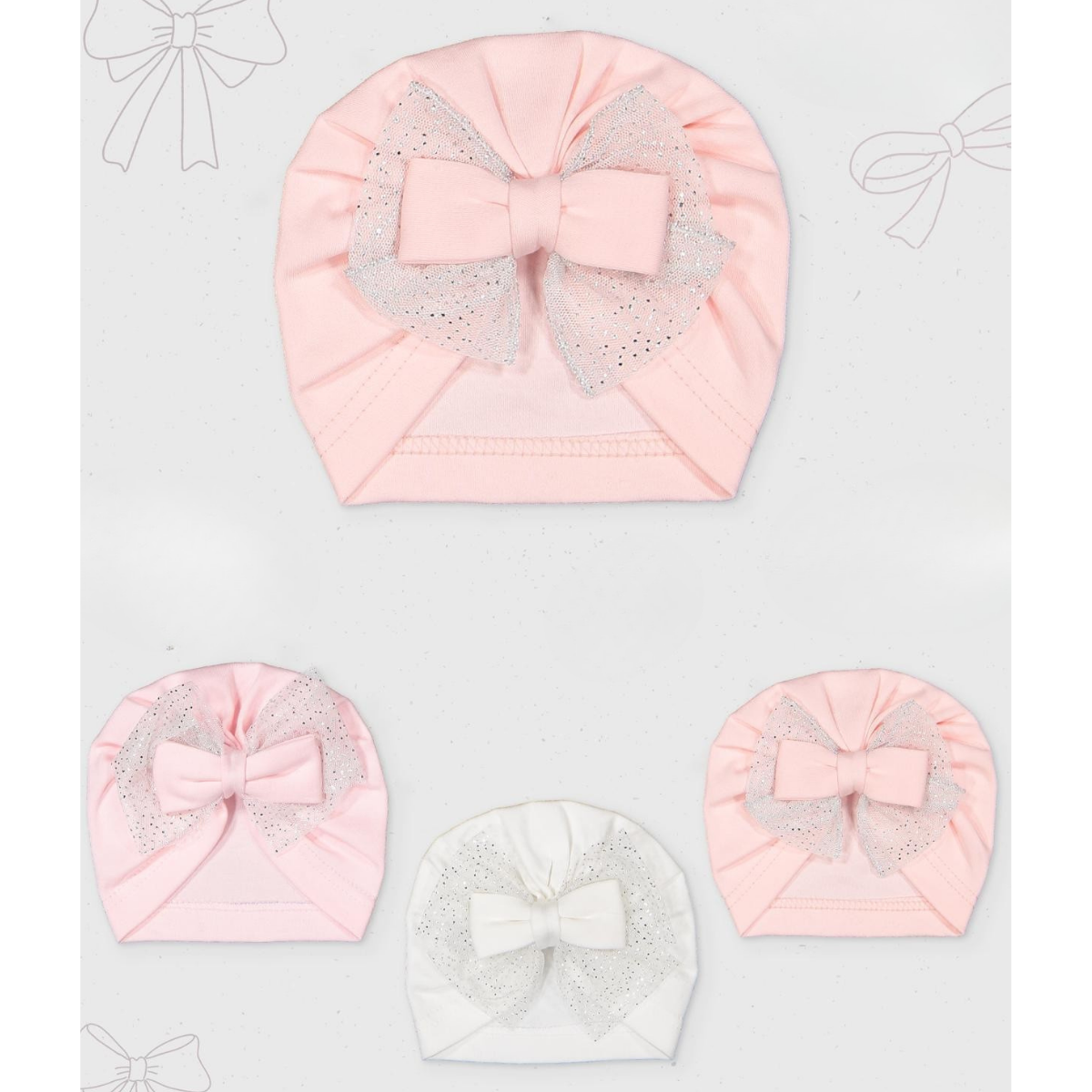 Baby Hats, Headbands, Bow Ties & Hair Clips – 6124KB | Wholesale