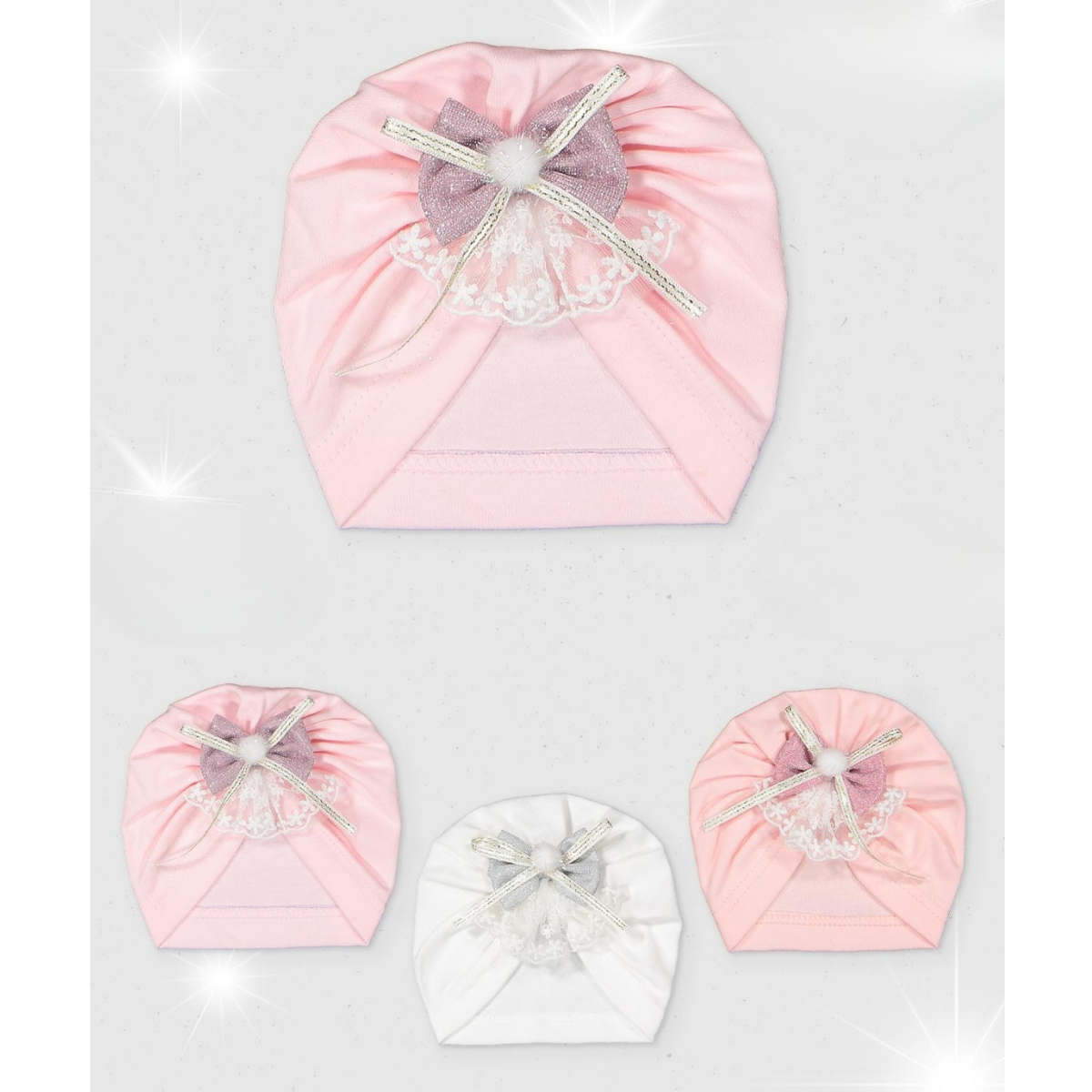 Baby Hats, Headbands, Bow Ties & Hair Clips – 6121KB | Wholesale