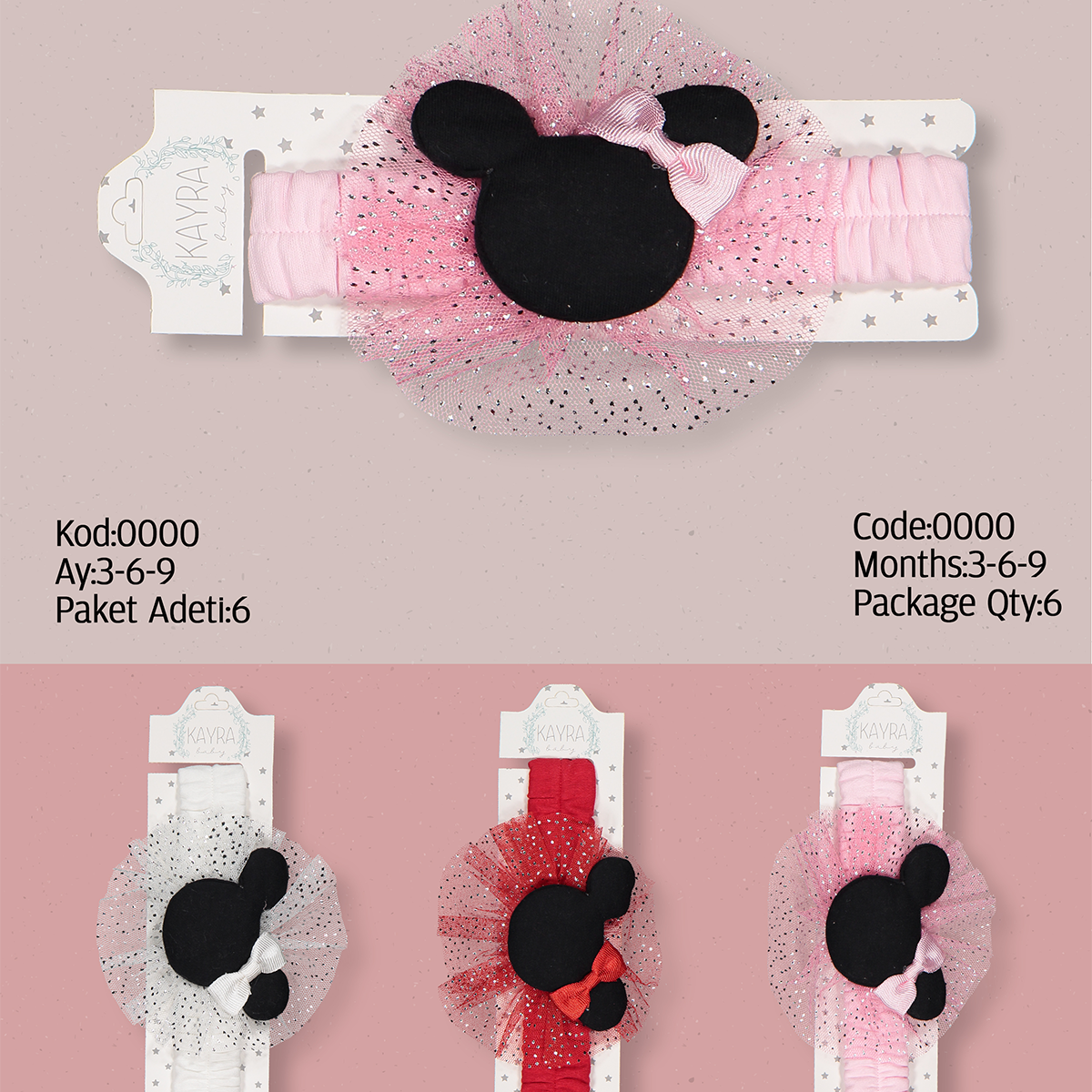 Baby Hats, Headbands, Bow Ties & Hair Clips – 6102KB | Wholesale