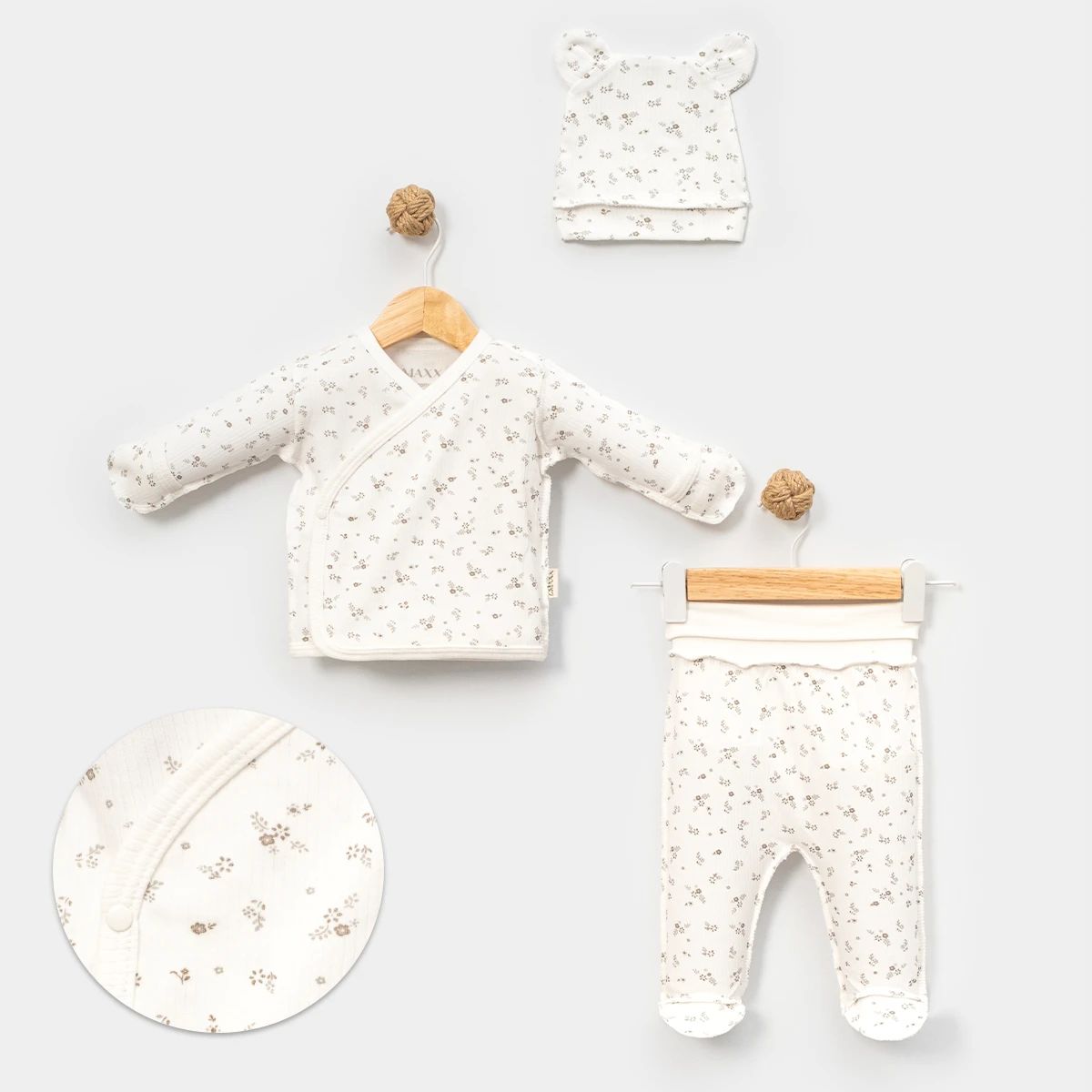 Baby Outfit Set — Set pieces: 3 — 0/3-3/6 months — 3055LV